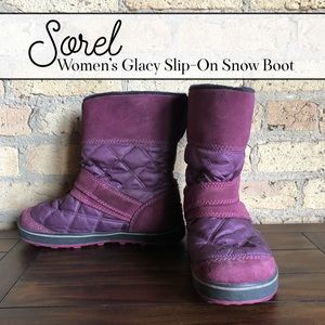 Sorel Women’s Glacy Slip-On Snow Boot